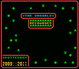 Mario in the Unworld - Recharged Title Screen